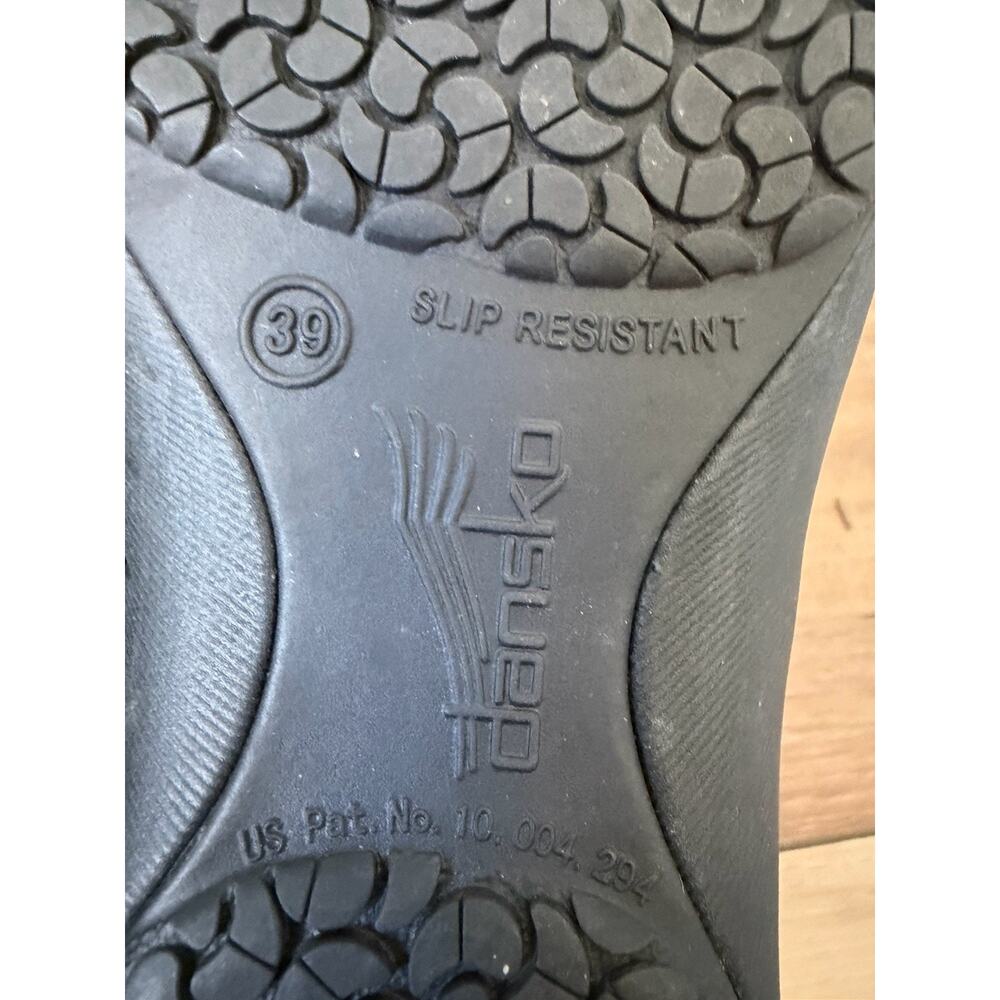 Dansko Neci Women’s Black Leather Slip-On Shoes Slip Resistant EU 39 US 8.5 - Picture 5 of 9